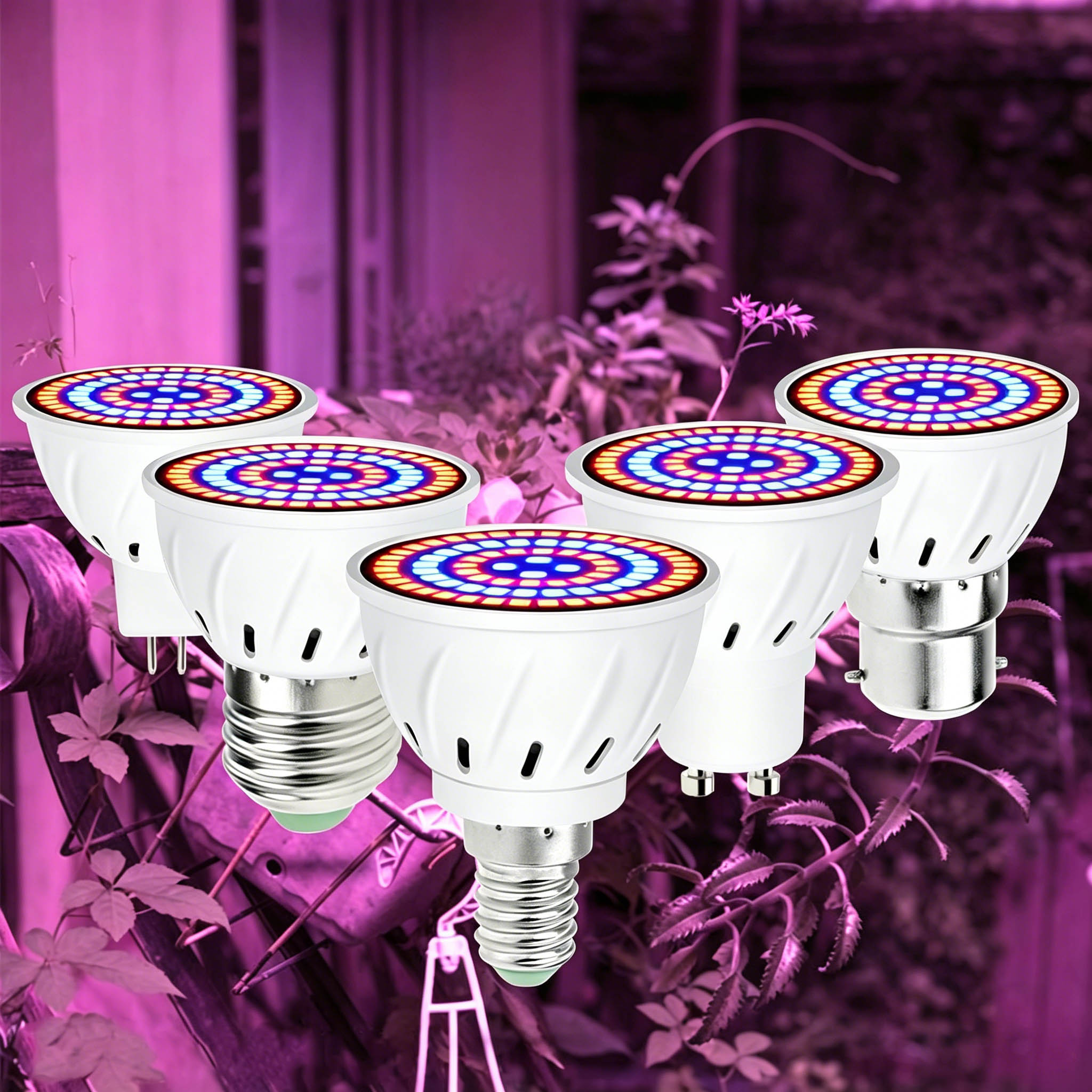 Grow Light E27 Full Spectrum L - огляд і ціна Plant Grow Light Full Spectrum Clip On