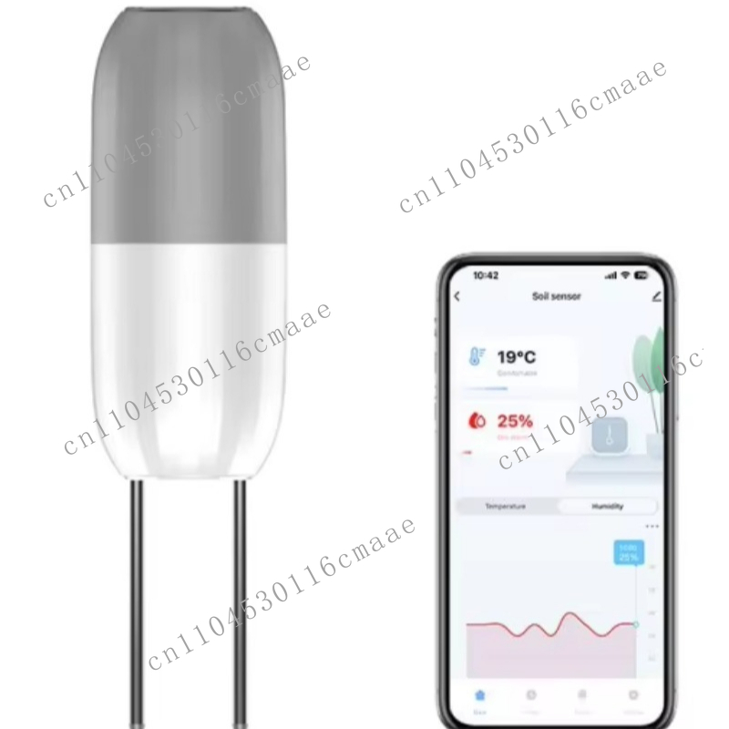Tuya WiFi Soil Temperature & H - огляд і ціна Wifi Soil Moisture Sensor Garden App
