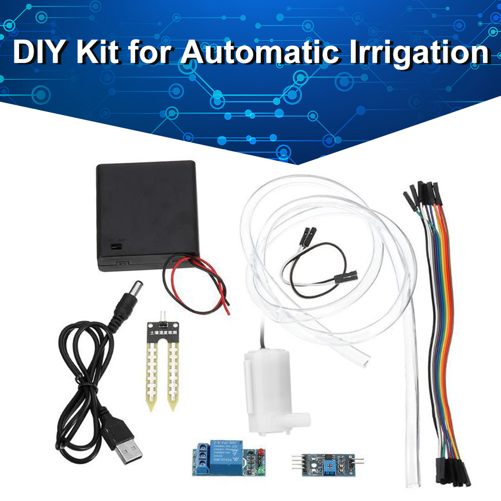 1-10X Automatic Irrigation Sys - огляд і ціна Soil Moisture Sensor Relay Module Arduino