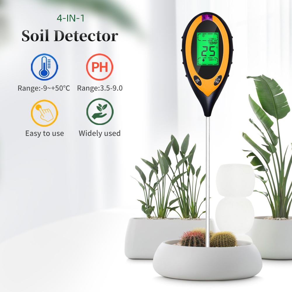 2/3/4/5 in 1 Soil PH Meter Soi - огляд і ціна Soil Ph Meter 3 In 1 Moisture Sunlight