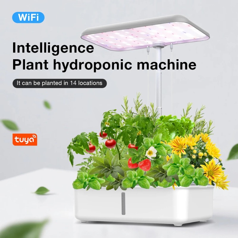 Tuya Wifi Hydoponics Growing S - огляд і ціна Indoor Herb Garden Grow Light Smart Kit