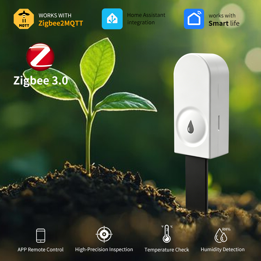 Smart Zigbee 3.0 Soil Tester H - огляд і ціна Tuya Zigbee Soil Moisture Temperature Sensor