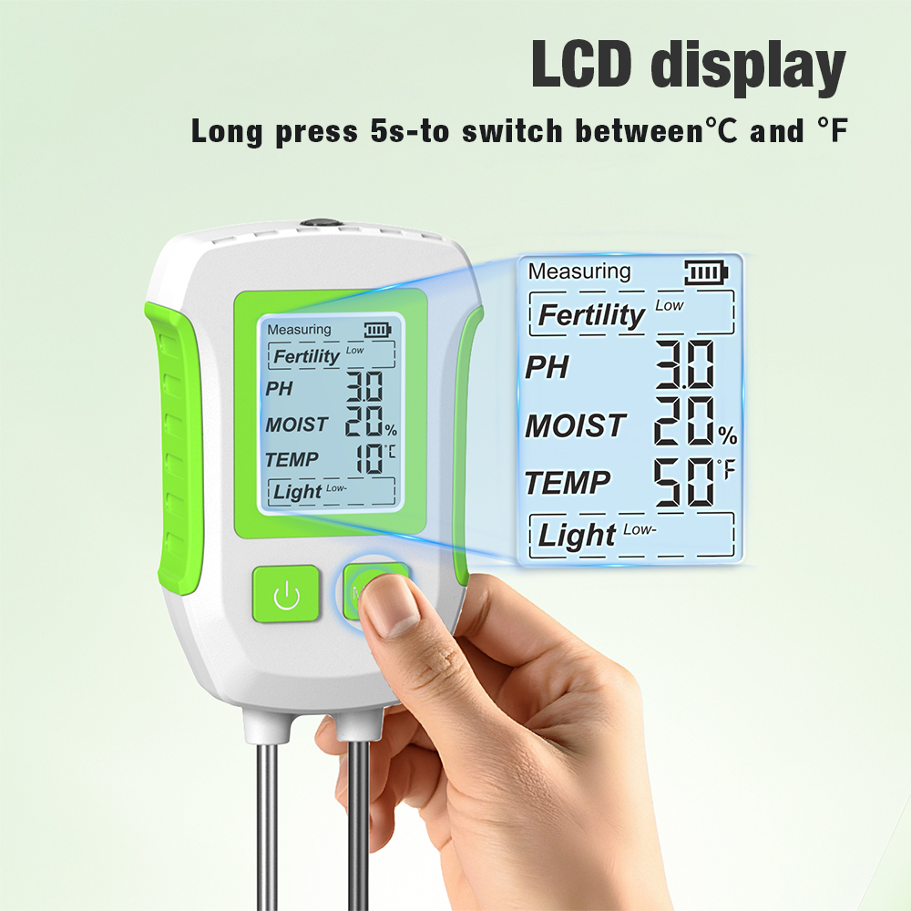 3/5 1 Digital Soil Tester Soil - огляд і ціна Soil Ph Meter 3 In 1 Moisture Sunlight
