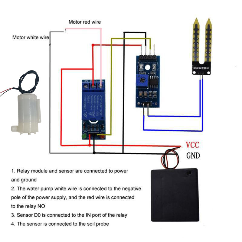 Automatic Irrigation Module DI - огляд і ціна Soil Moisture Sensor Relay Module Arduino