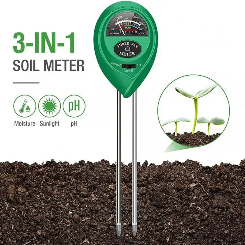 3 In 1 Moisture Sunlight PH Me - огляд і ціна Soil Ph Meter 3 In 1 Moisture Sunlight