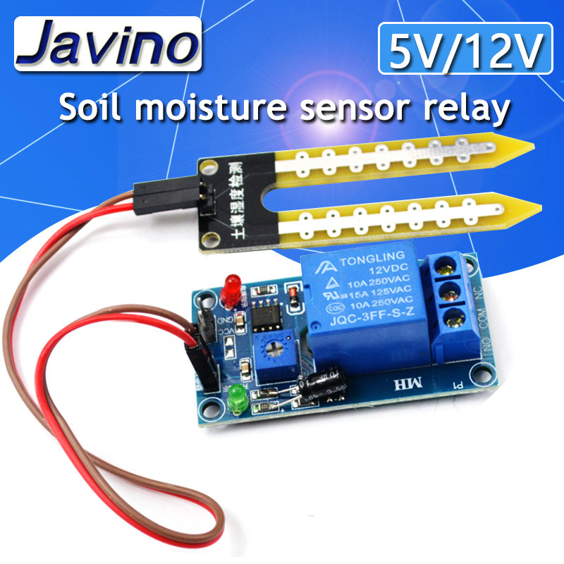 Capacitive Soil Moisture Senso - огляд і ціна Soil Moisture Sensor Relay Module Arduino