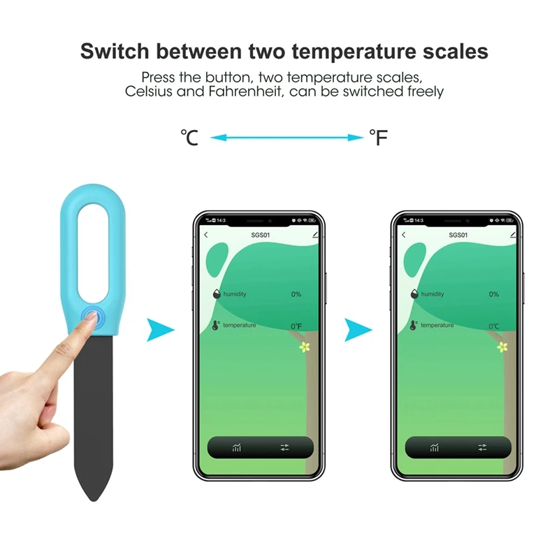 Wifi Zigbee Smart Soil Tester  - огляд і ціна Wifi Soil Moisture Sensor Garden App