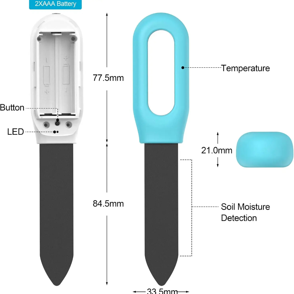 Wifi Zigbee Smart Soil Tester  - огляд і ціна Wifi Soil Moisture Sensor Garden App