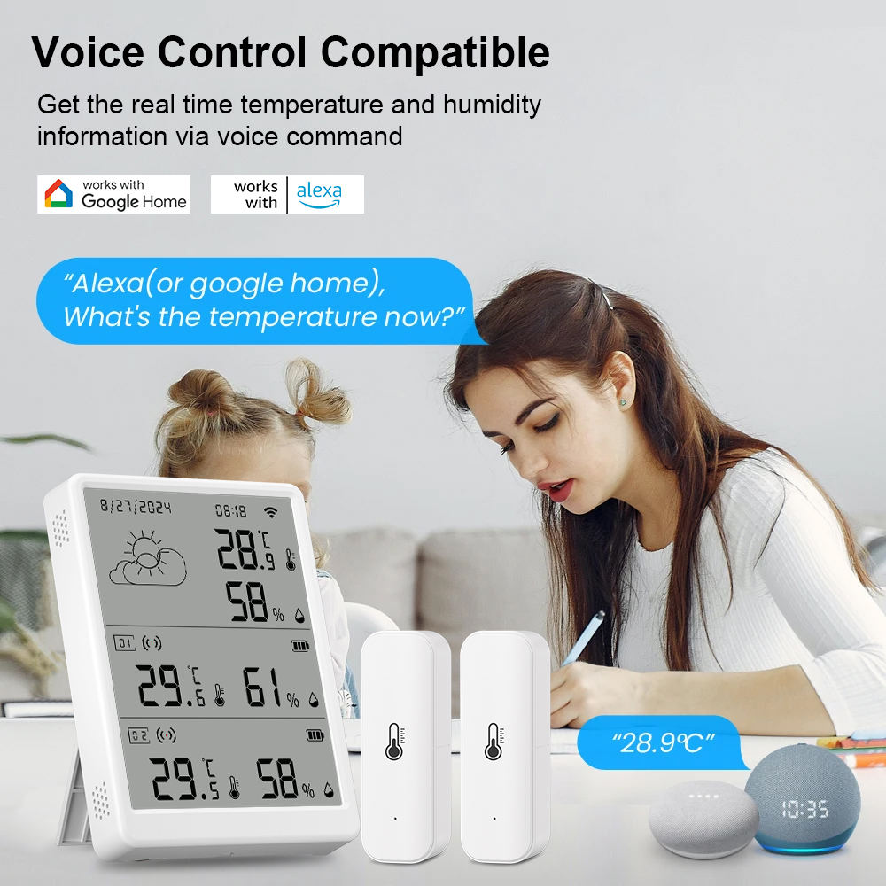 SMATRUL Tuya WiFi High Precisi - огляд і ціна Wireless Weather Station Indoor Outdoor