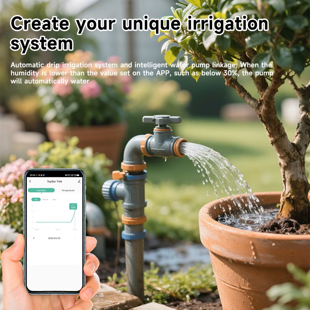 Tuya WiFi Smart Soil Moisture  - огляд і ціна Wifi Soil Moisture Sensor Garden App