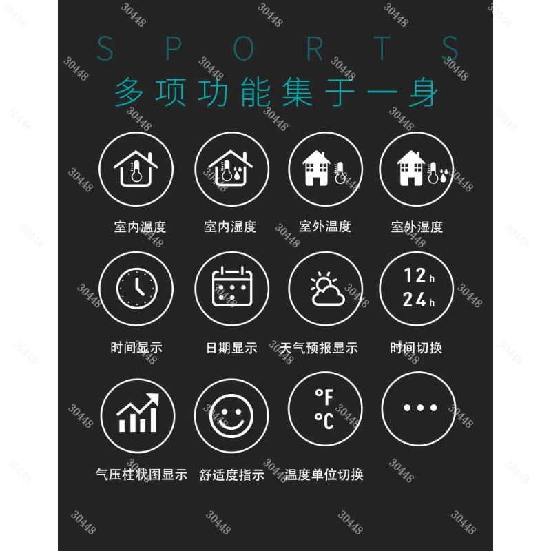 Large Color Screen Weather Sta - огляд і ціна Wireless Weather Station Indoor Outdoor
