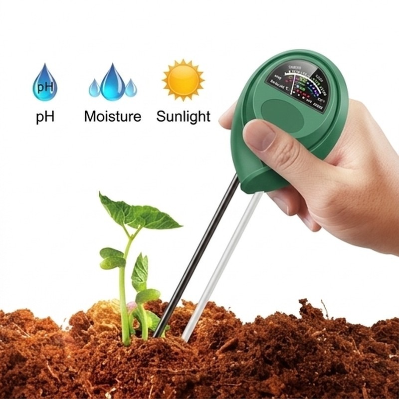 3 in 1 Soil PH Tester Sunlight - огляд і ціна Soil Ph Meter 3 In 1 Moisture Sunlight