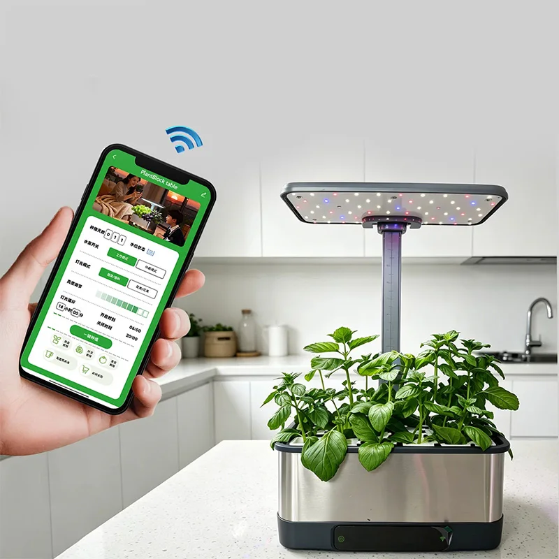 Hydroponic Growing System Kit  - огляд і ціна Indoor Herb Garden Grow Light Smart Kit