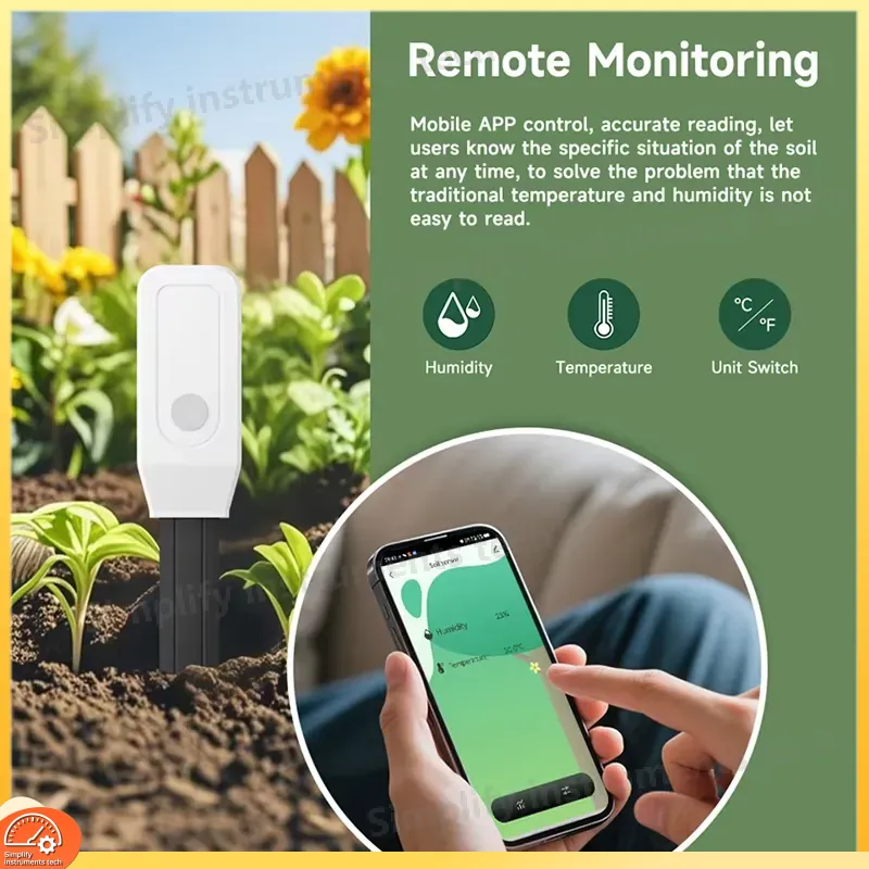Smart WiFi Soil Moisture Senso - огляд і ціна Wifi Soil Moisture Sensor Garden App
