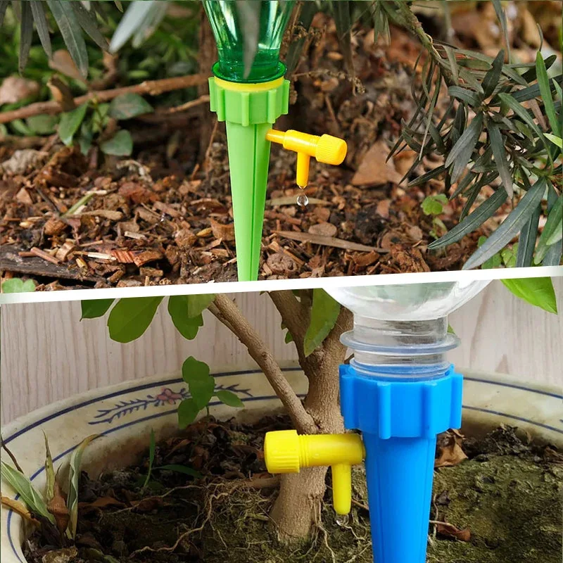 32/64pcs Auto Adjustable Drip  - огляд і ціна Automatic Plant Watering Spikes Drip Kit