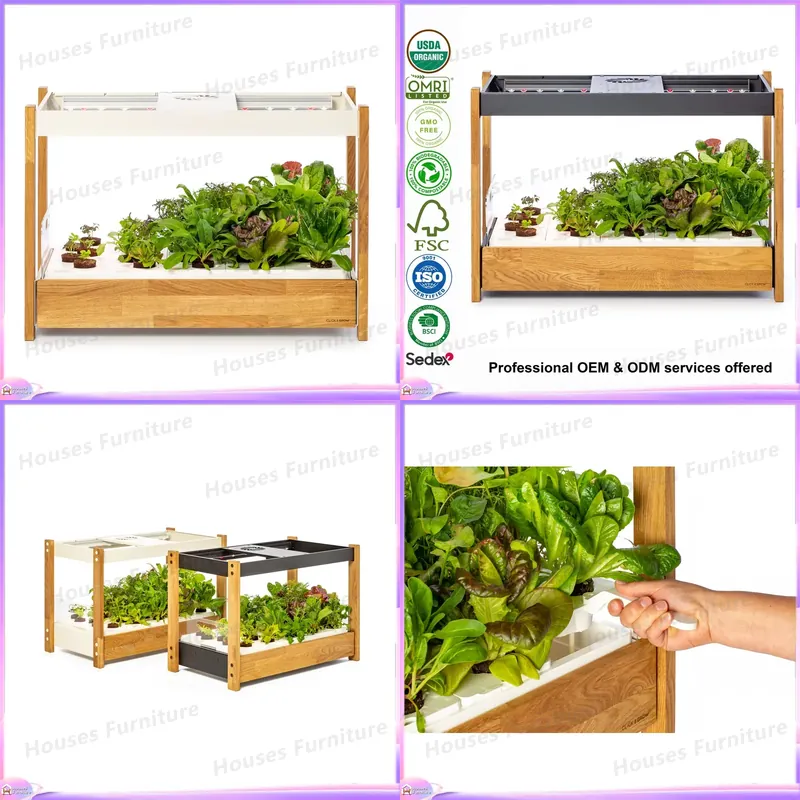 Smart Vertical Hydroponics Sys - огляд і ціна Indoor Herb Garden Grow Light Smart Kit