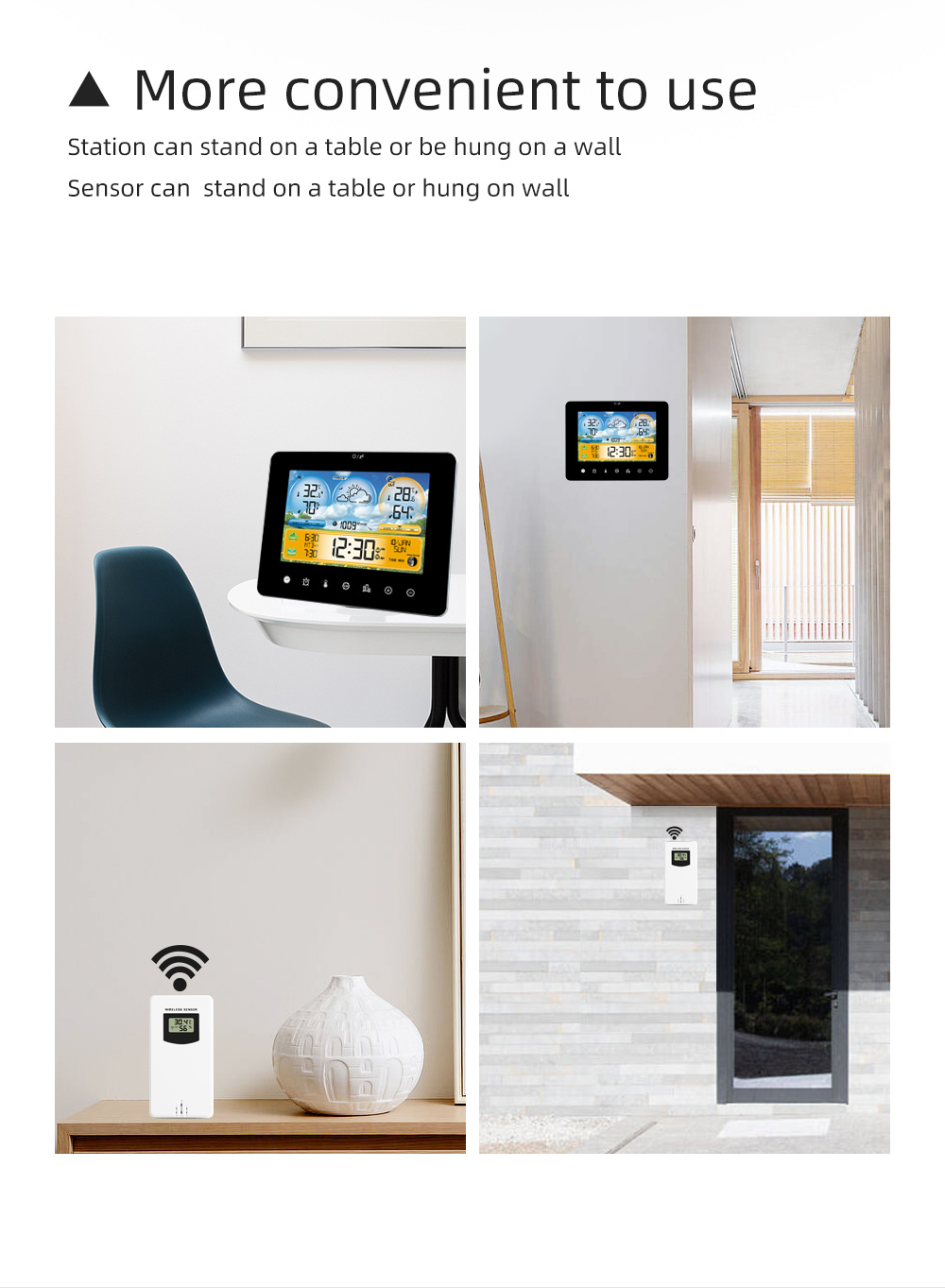 Weather Station Thermometer wi - огляд і ціна Wireless Weather Station Indoor Outdoor