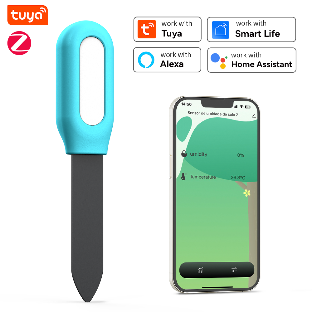 Tuya Zigbee Soil Sensor Humidi - огляд і ціна Tuya Zigbee Soil Moisture Temperature Sensor